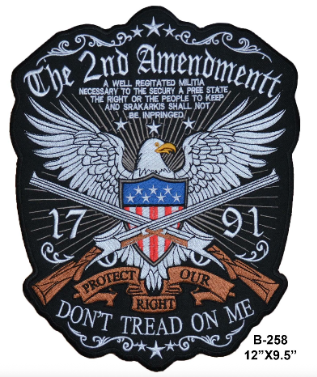 Decorative patch with eagle