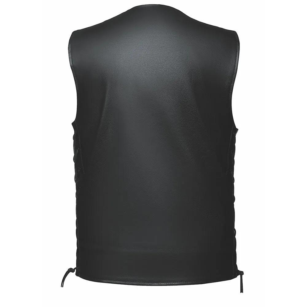 Desperado - Mens Premium Leather Vest - Unik International Inc
