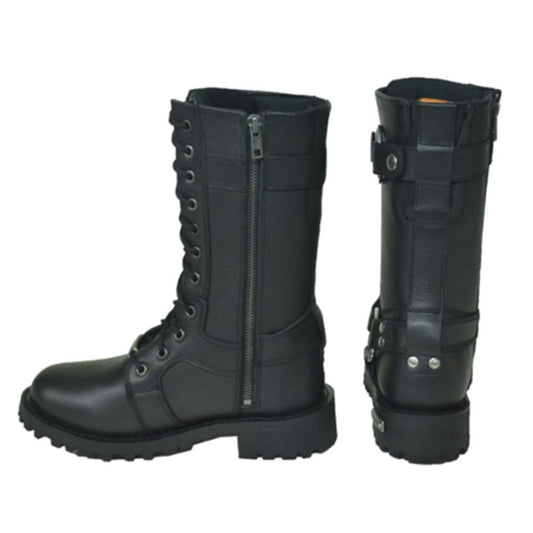 These motorcycle leather boots are crafted for the discerning rider who demands both style and functionality. Built to withstand the rigors of the open road while providing unparalleled comfort, they are a testament to quality craftsmanship and modern design.