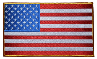 flag embroidery patch