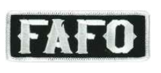 embroidery FAFO patch