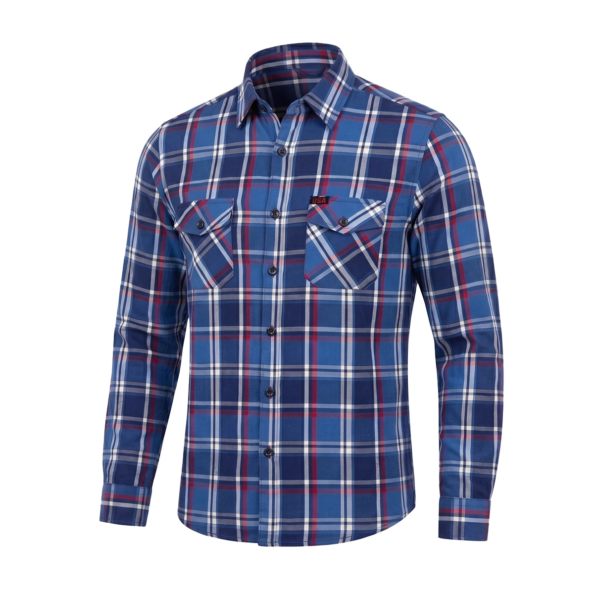 Equalizer - Men's Blue Flannel Shirt 250th USA Anniversary