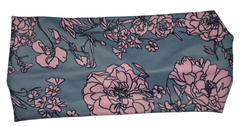 Floral patterned fabric flowers design