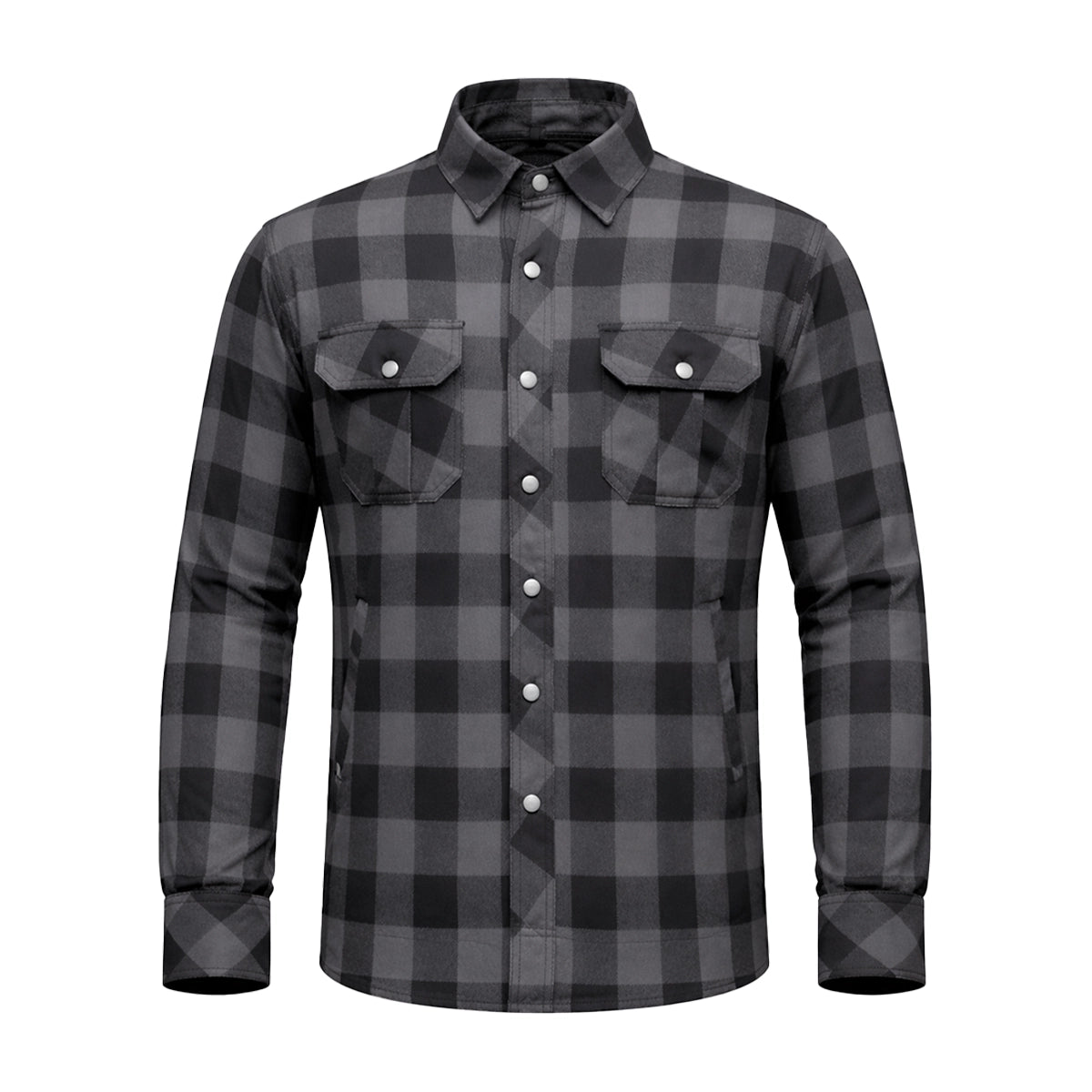Sentry - Mens Black & Gray Armored Flannel