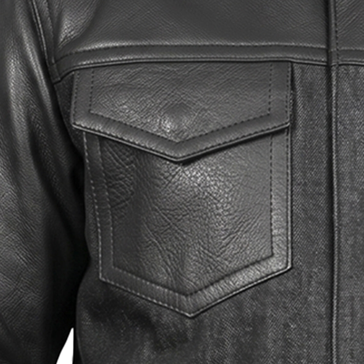 Commuter - Men's Denim & Leather Motorcycle Jacket