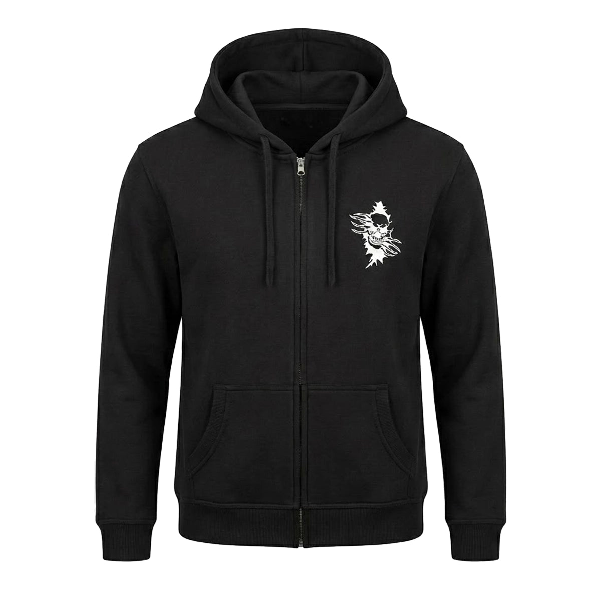 Coreline - Men's Skull Graphic Motorcycle Hoodie