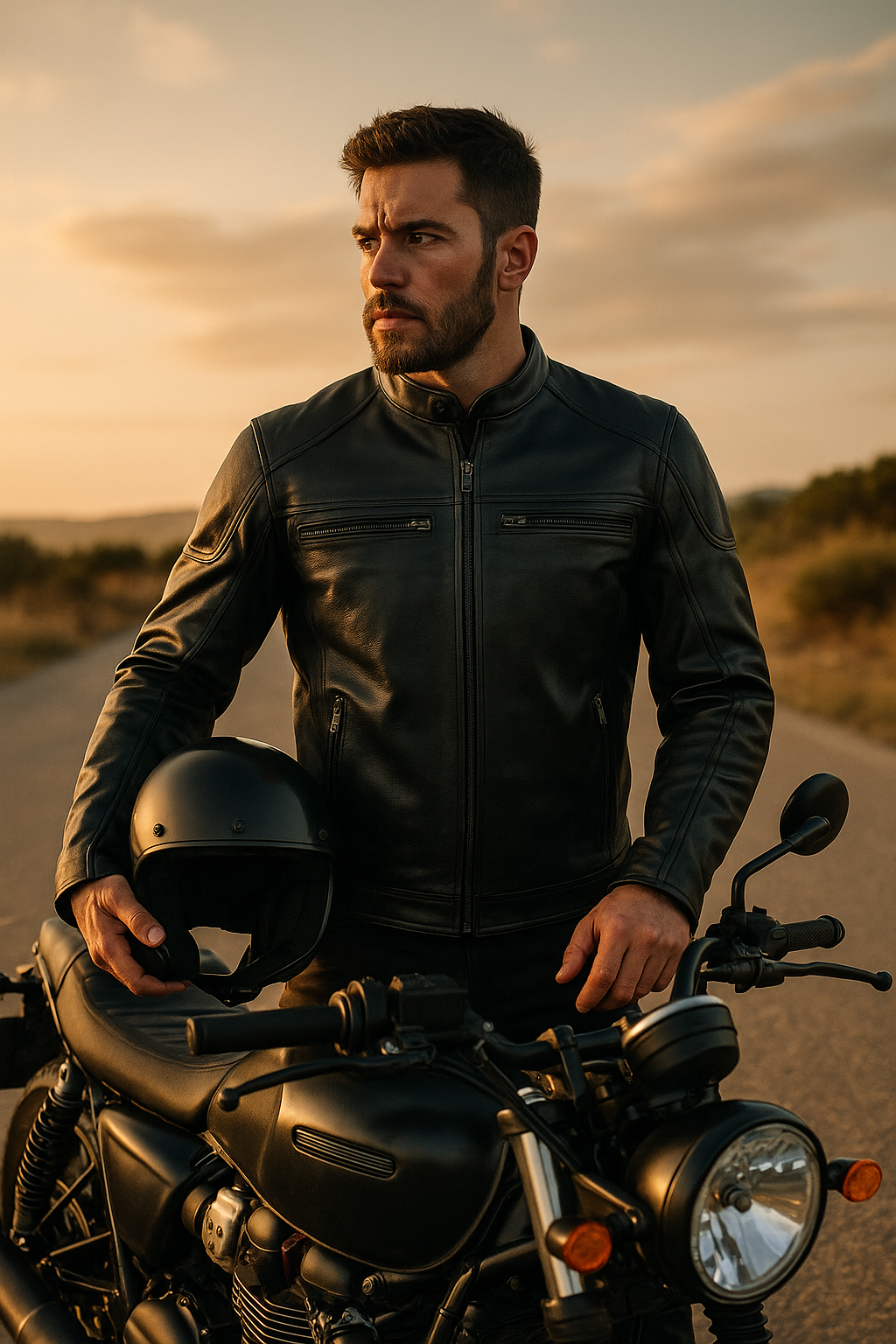 Highwayman - Mens Premium Leather Jacket