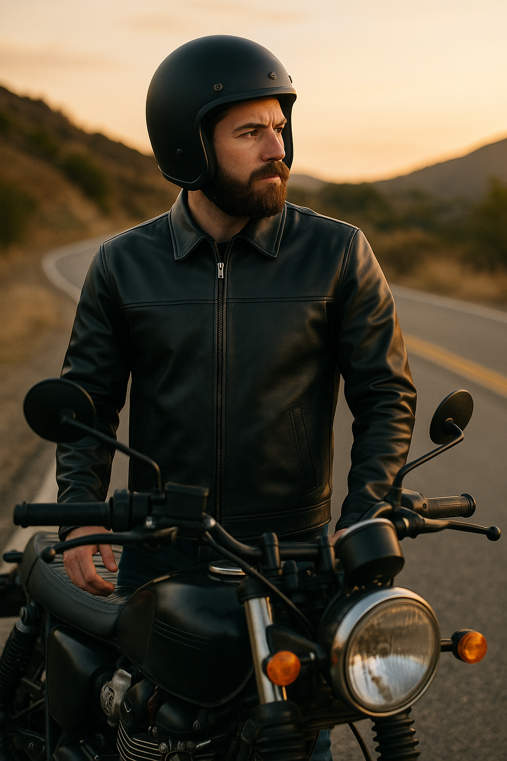 James - Mens Premium Leather Jacket