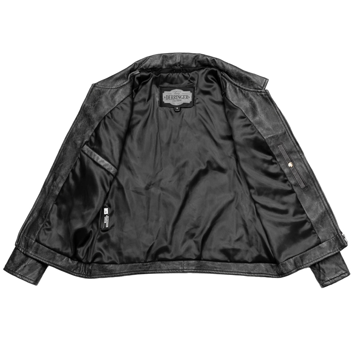 Iron Star - Ladies Premium Gray Leather Jacket