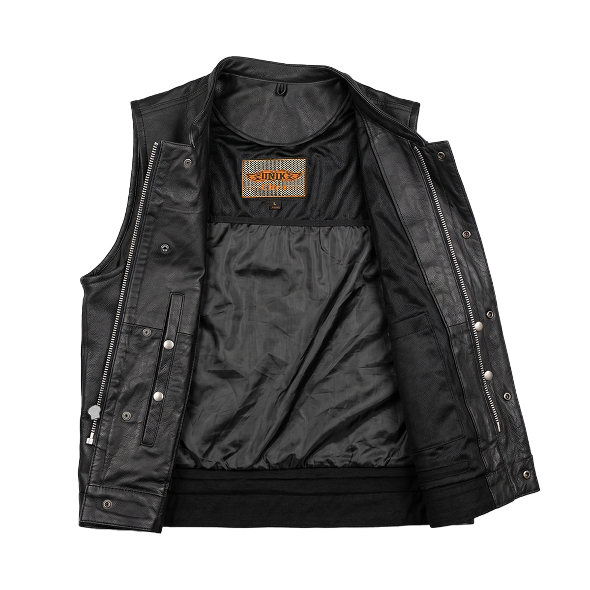 Wildcrest – Men's SOA Club Style Leather Motorcycle Vest
