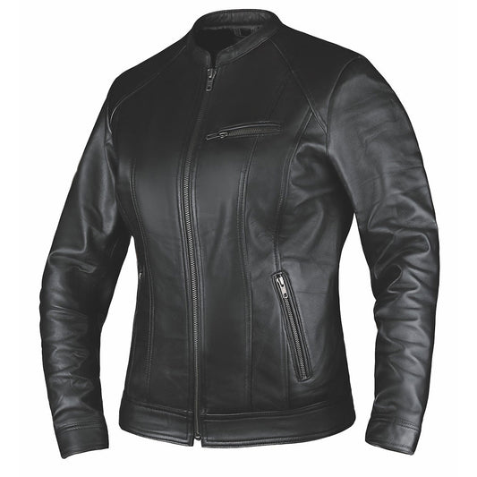 6849.00 - LADIES PREMIUM LEATHER JACKET - Unik International Inc