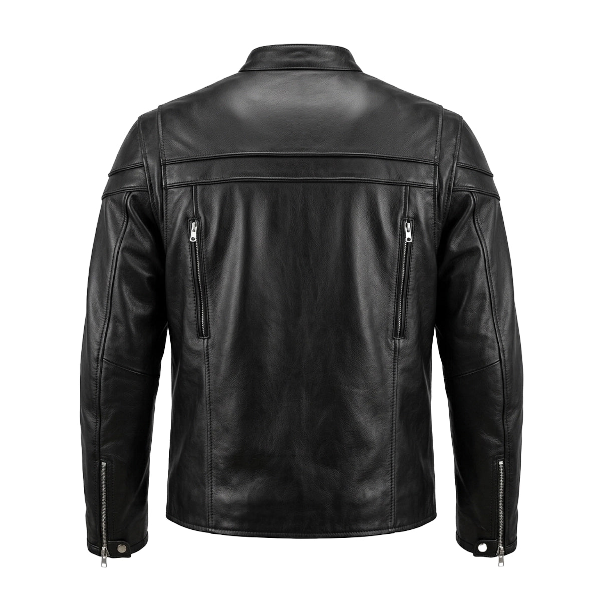 Goose - Premium Men's Leather Motorcycle Jacket
