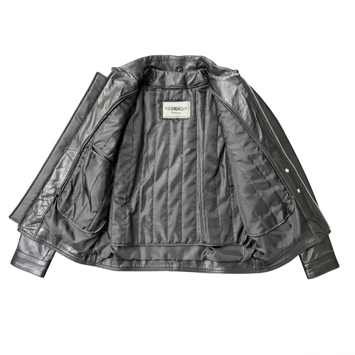 James - Premium Men's Leather Motorcycle Jacket