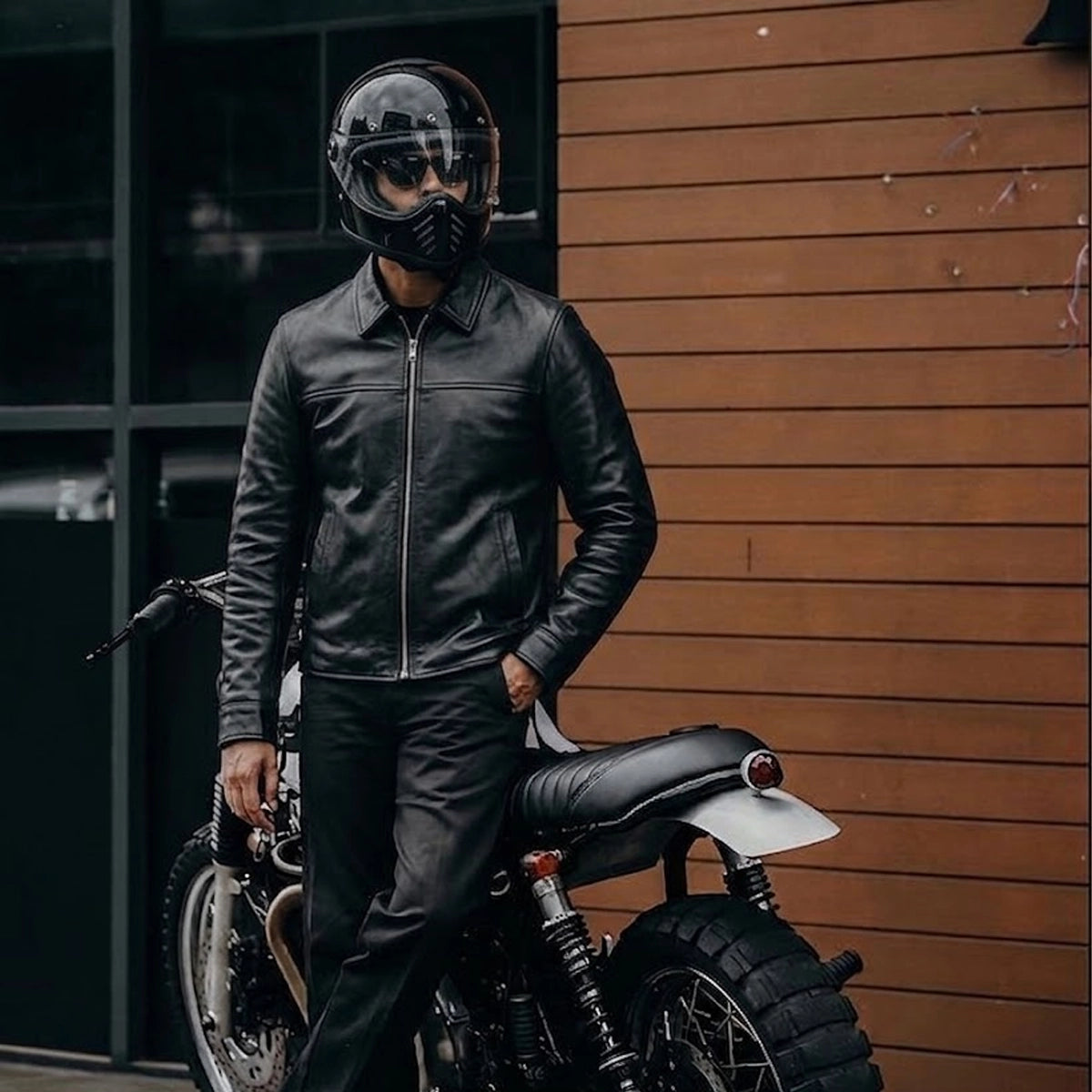 James - Premium Men's Leather Motorcycle Jacket