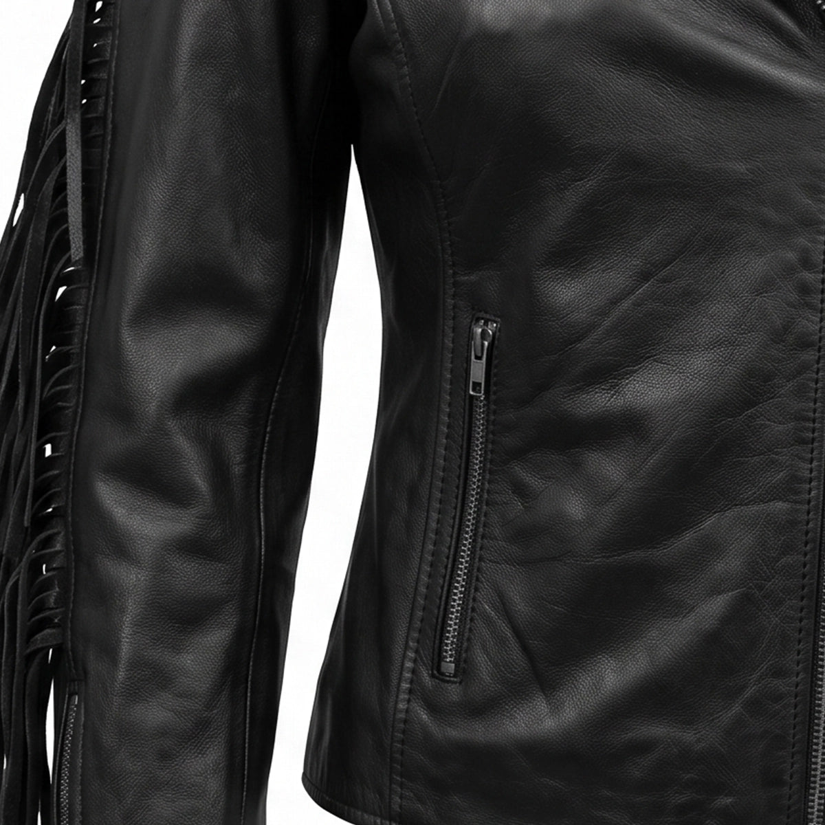 Sentinel - Women's Lambskin Leather Motorcycle jacket