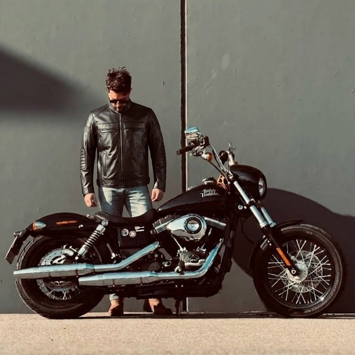 Havoc - Premium Men's Leather Motorcycle Jacket