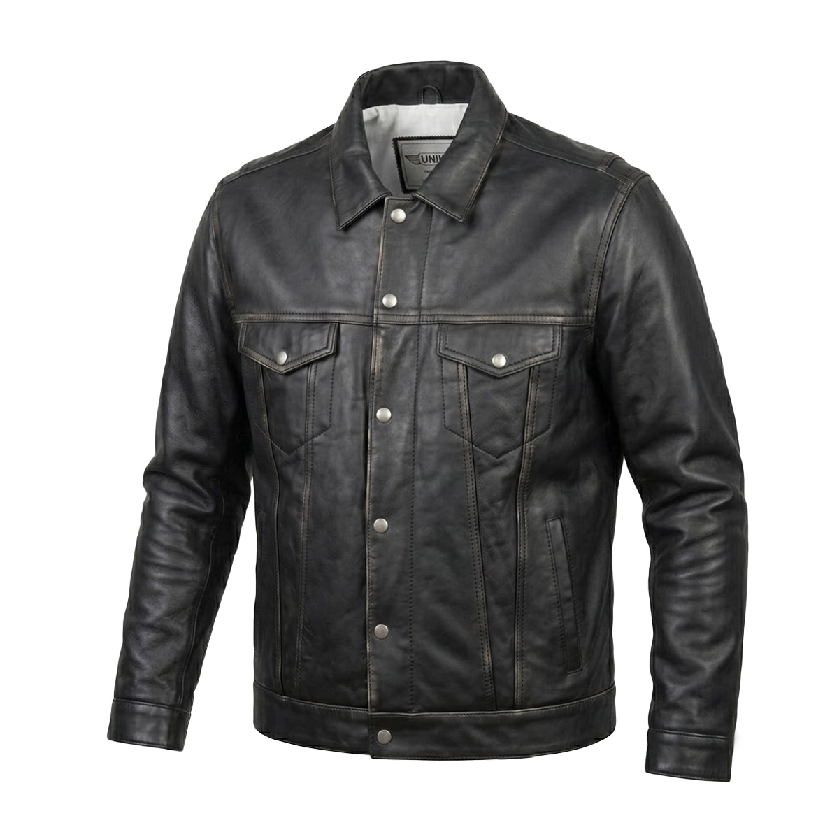 Granger - Men's Leather Motorcycle Jacket