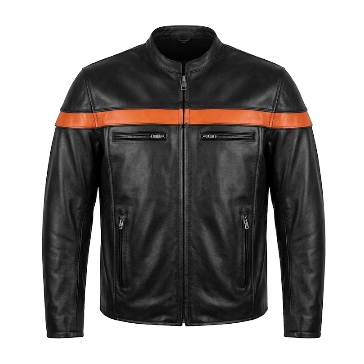 Blaze - Men's Premium Leather Motorcycle Jacket
