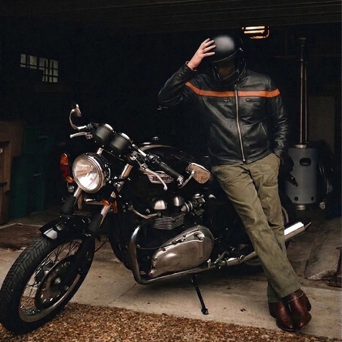 Blaze - Men's Premium Leather Motorcycle Jacket