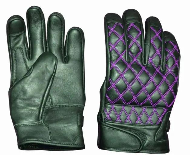 Ladies full finger gloves crafted from soft, durable material with a snug fit