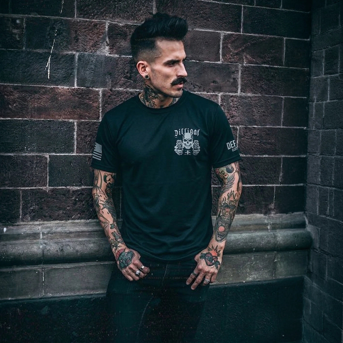 Men's Dilligaf Black T-Shirt