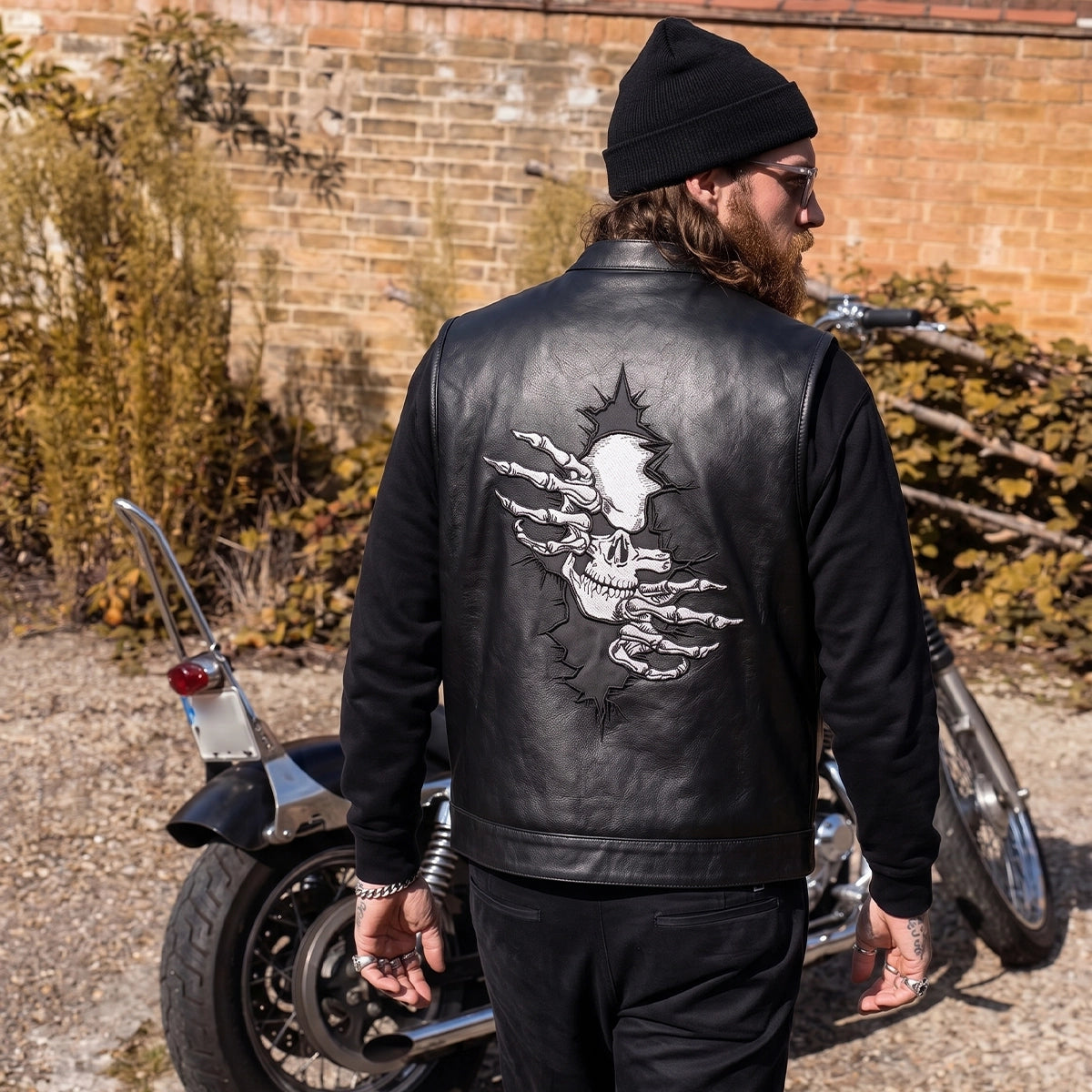 Wildcrest – Men's SOA Club Style Leather Motorcycle Vest