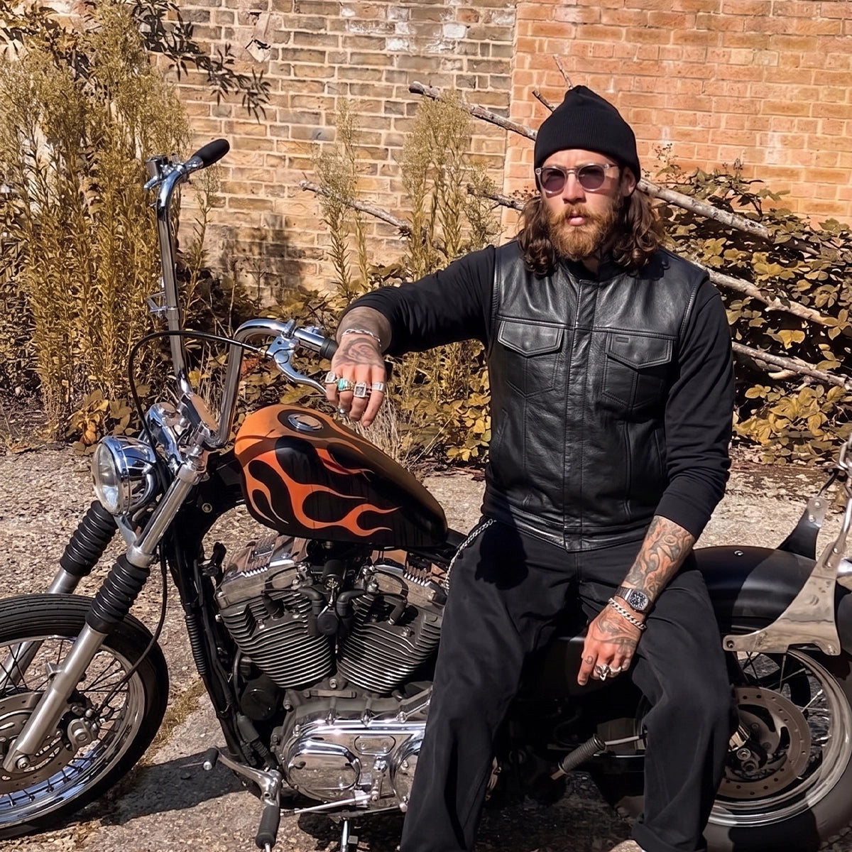 Wildcrest – Men's SOA Club Style Leather Motorcycle Vest