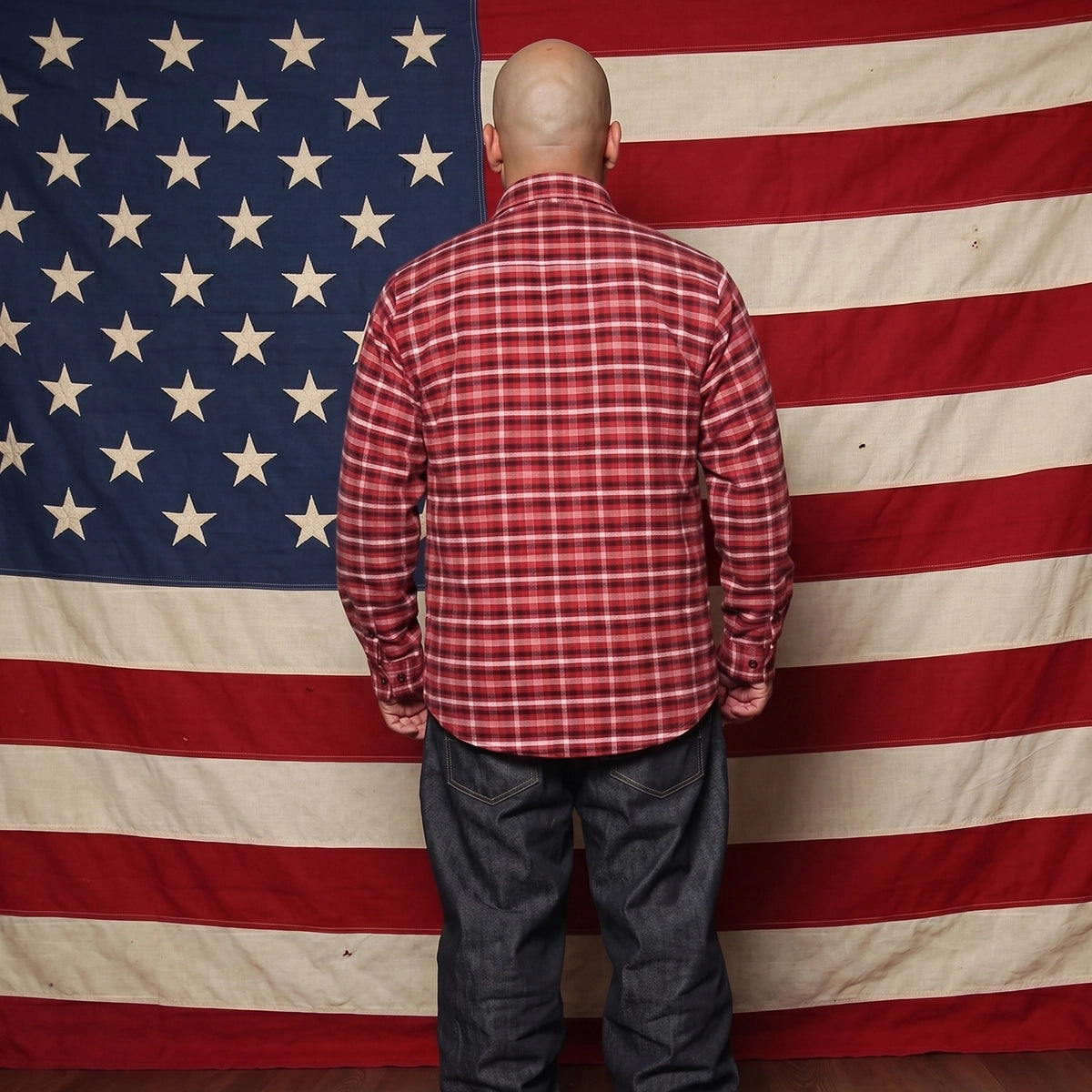 Patriot Ridge - Men's Red Flannel Shirt 250th USA Anniversary