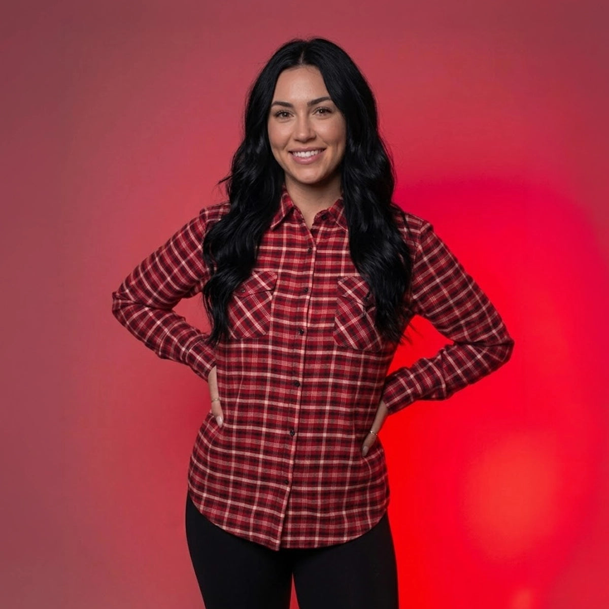 Road Queen – Womens Red Rider Flannel Shirt