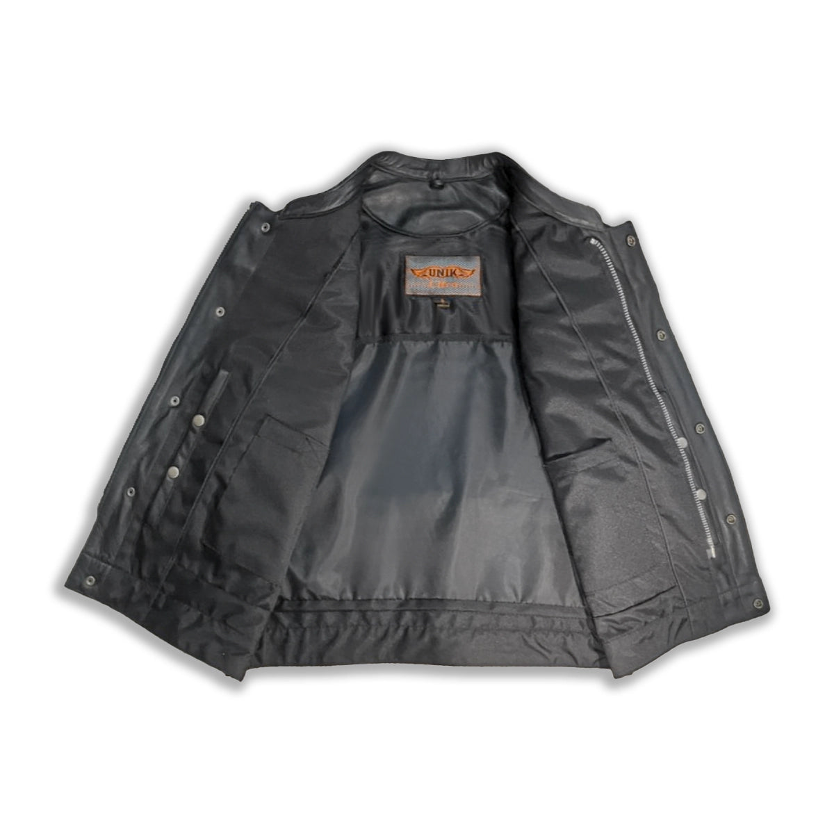 Diamond – Lowcut Men’s Motorcycle Leather Vest