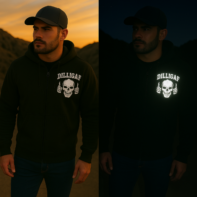 'DILLIGAF' logo hoodie