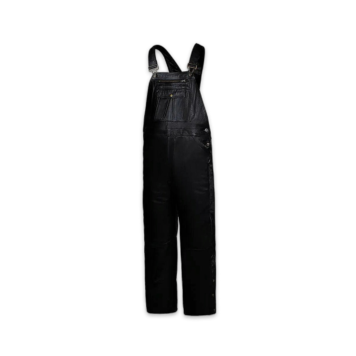leather overalls for men