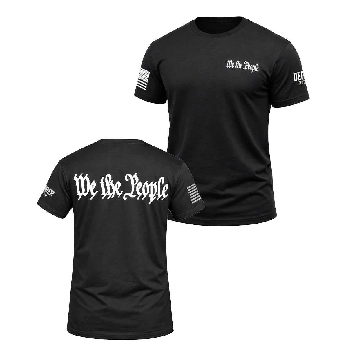 Mens Black We the People T-Shirt