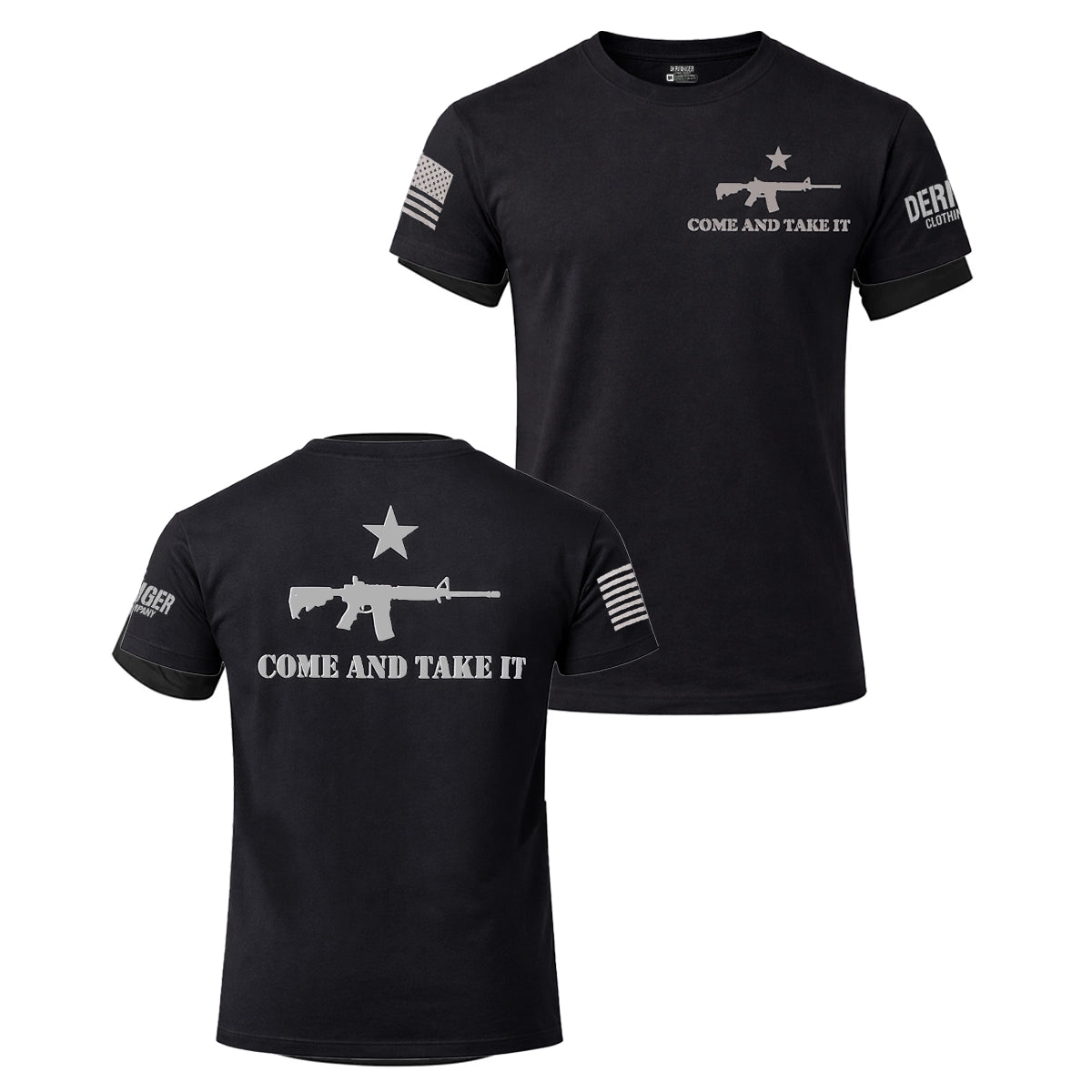 Mens Come & Take it T-Shirt - Black
