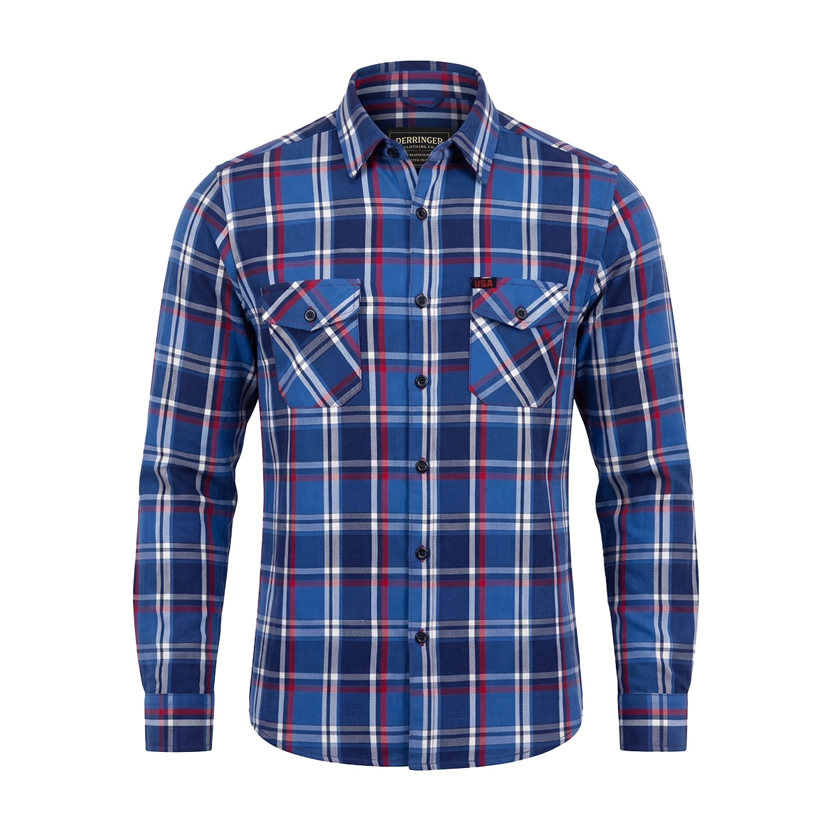 Equalizer - Men's Blue Flannel Shirt 250th USA Anniversary