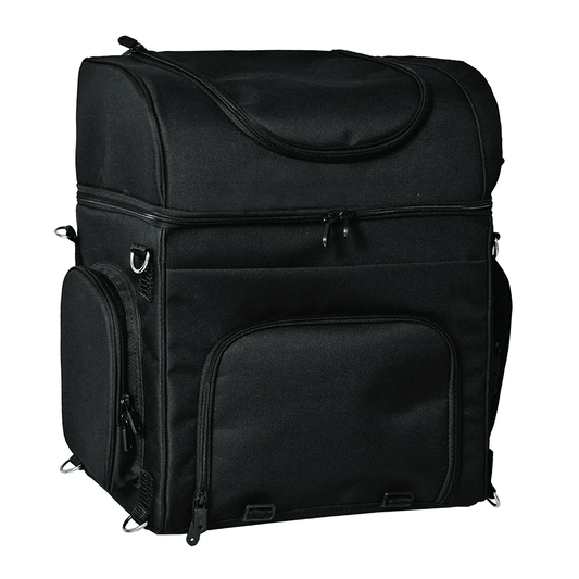  Unik is a robust textile travel bag designed for durability and functionality. With a sleek black exterior crafted from durable textile material, this bag offers ample storage space and practicality, ideal for travelers seeking reliability and style.