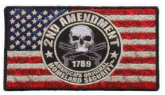 2nd amendment embroidery patch