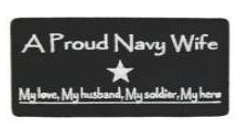 embroidery with star patch