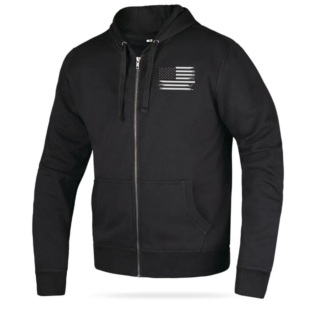 Imagine yourself wrapped in the spirit of American pride and comfort with this men's hoodie sweatshirt featuring a bold American flag design. Whether you're cheering on your favorite sports team, enjoying a weekend barbecue, or simply relaxing at home,