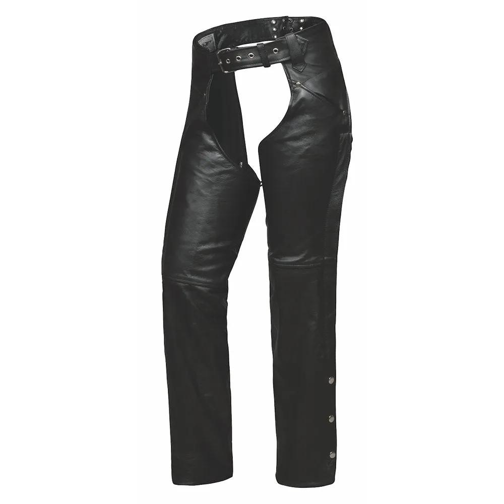 Ladies Premium Leather Chaps with Lacing - Phoenix 