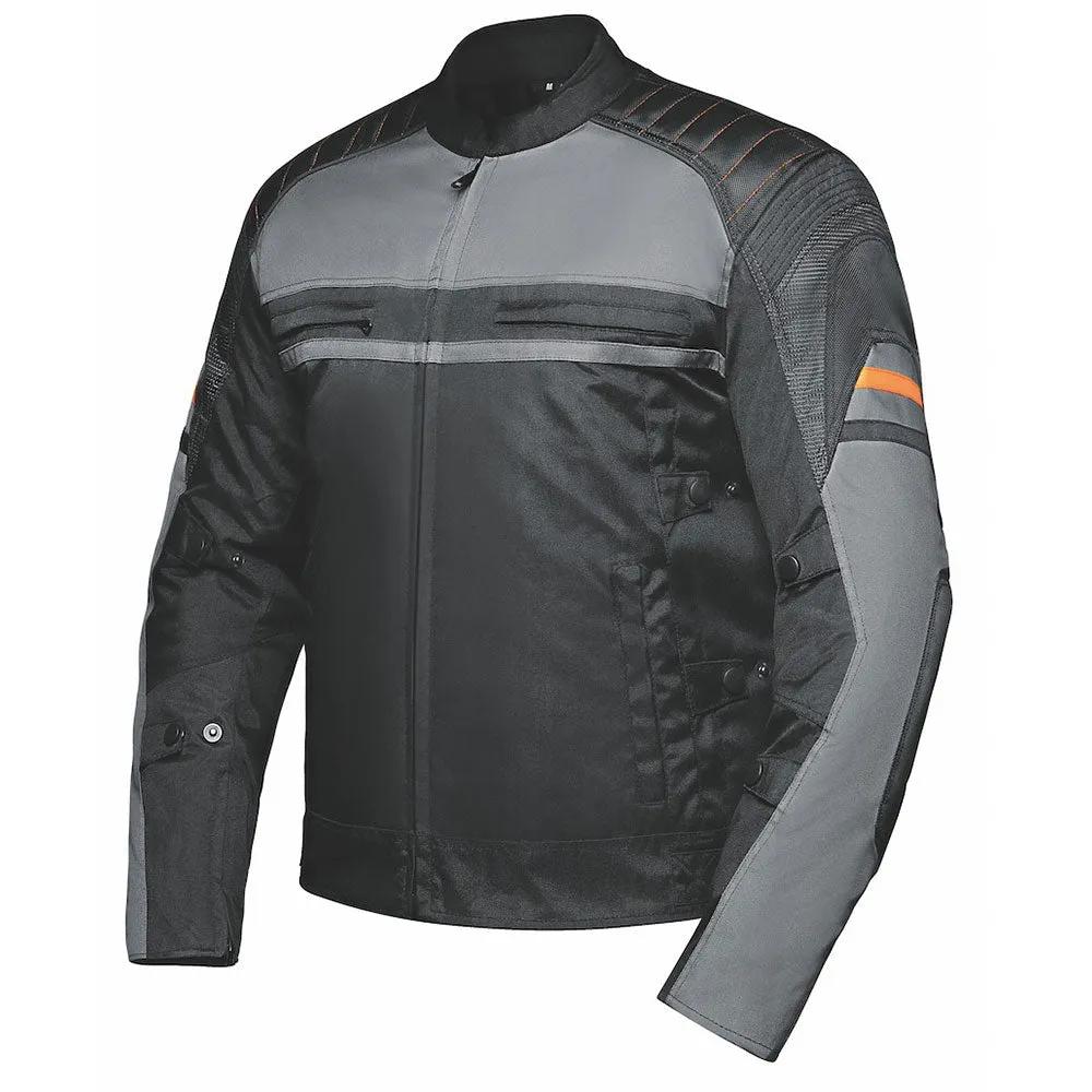  This jacket is designed for functionality and safety. It features removable armor in critical areas like the back, elbows, and shoulders, providing protection without compromising comfort. 