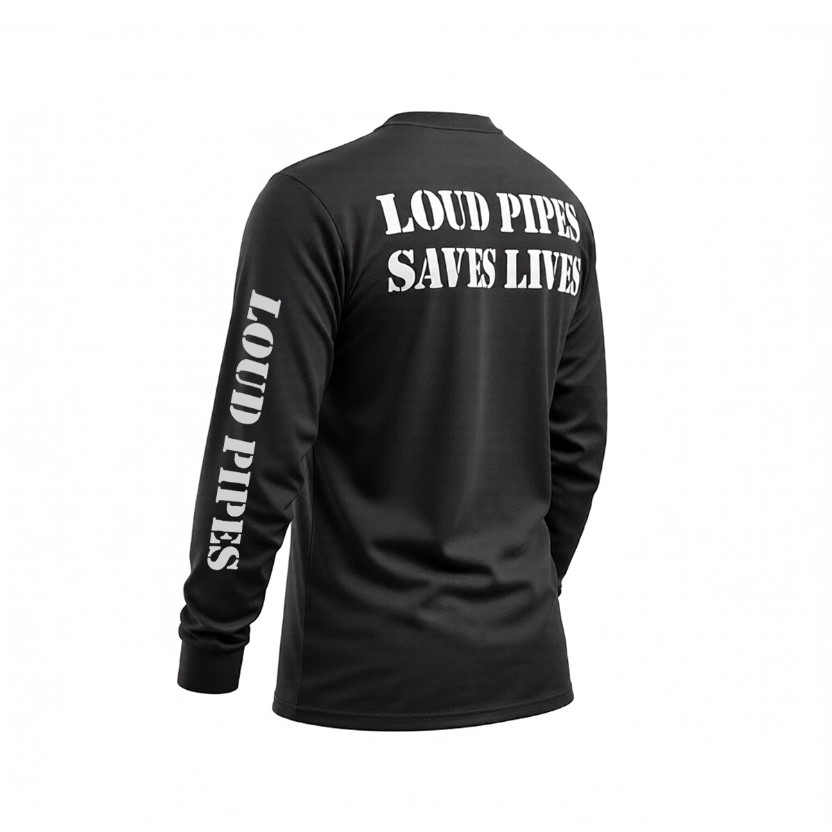 Loud Pipes Save Lives - Men's Long Sleeve Biker Tee