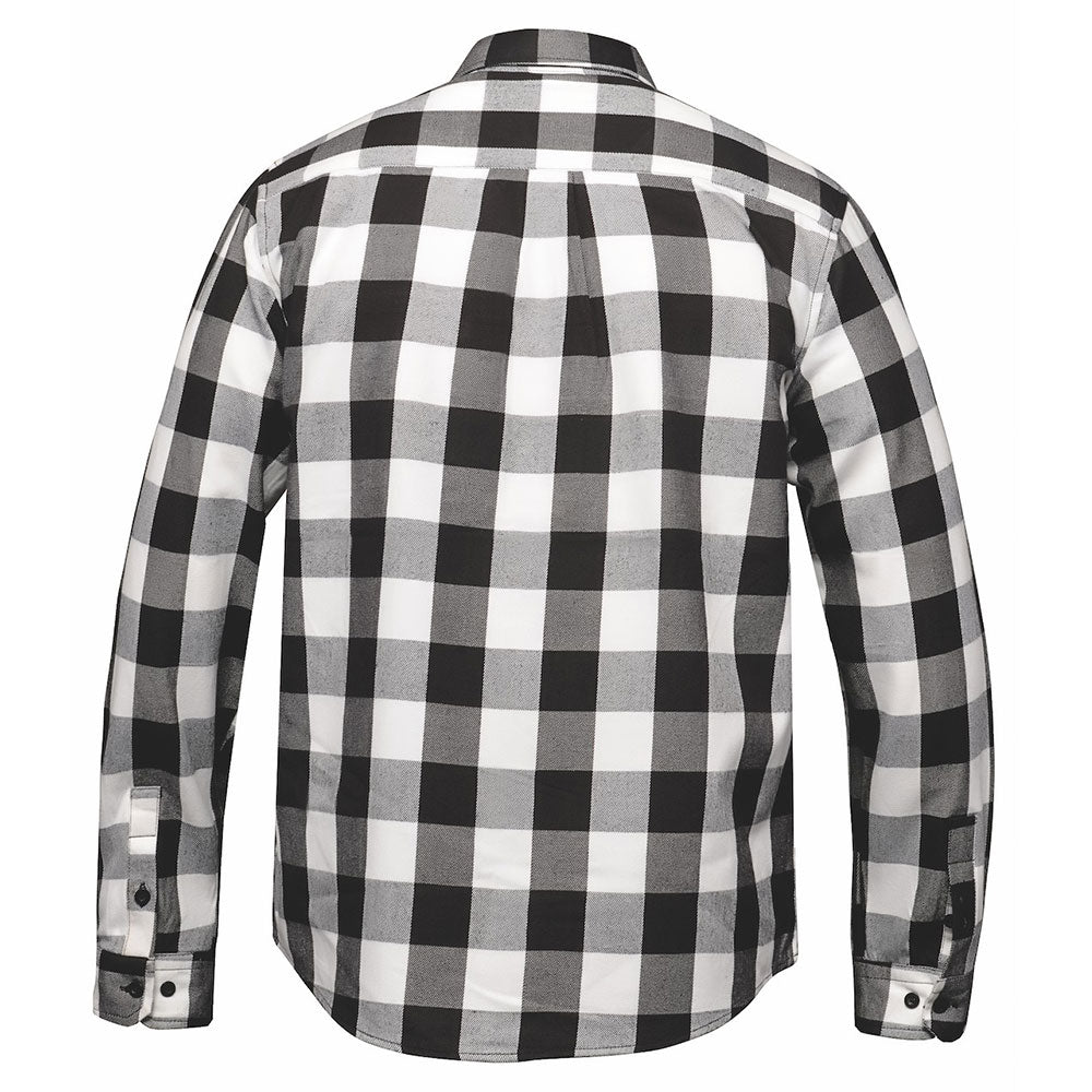 Crafted from high-quality cotton and designed in Pakistan, this shirt features a striking black and white color scheme that complements its robust construction. Perfect for both casual wear and outdoor activities