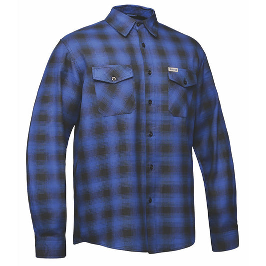 TW206.03 - Mens Black and Blue Flannel Shirt - Unik International Inc