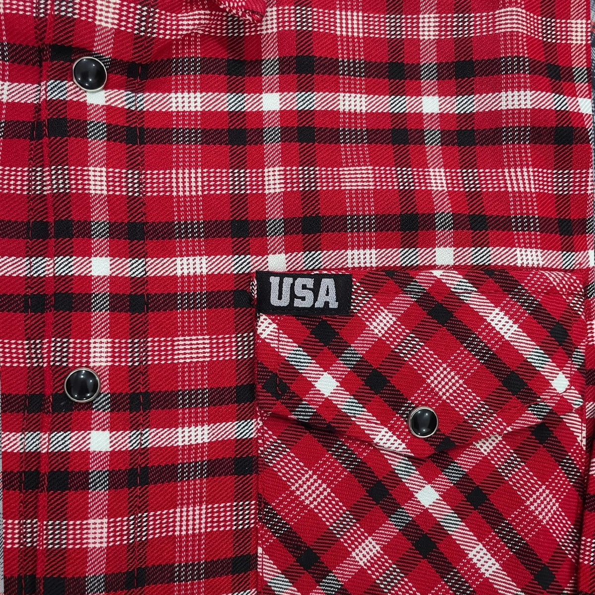 Patriot Ridge - Men's Red Flannel Shirt 250th USA Anniversary
