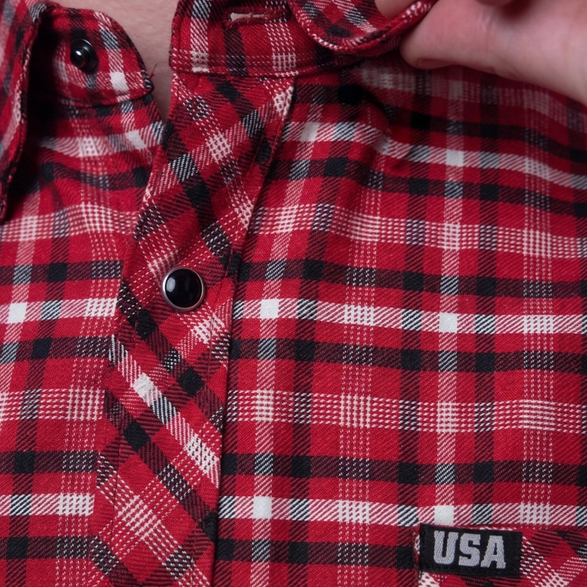 Patriot Ridge - Men's Red Flannel Shirt 250th USA Anniversary