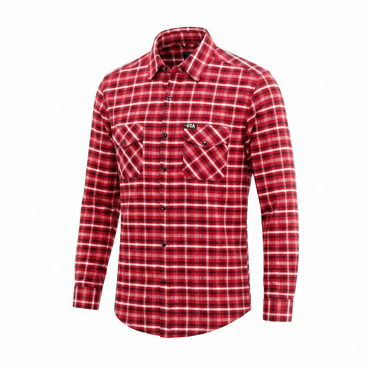 Patriot Ridge - Men's Red Flannel Shirt 250th USA Anniversary