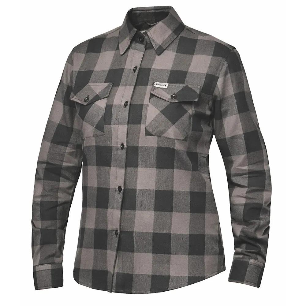 This ladies' riding flannel not only offers a unique color combination but also prioritizes safety and style, making it an excellent choice for female riders who value both fashion and functionality in their motorcycle apparel.