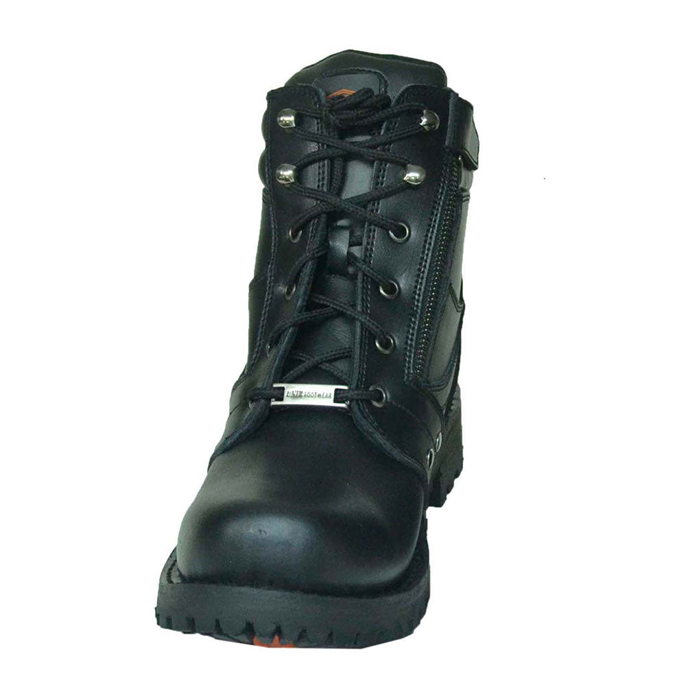 These motorcycle leather boots are crafted for the discerning rider who demands both style and functionality. Built to withstand the rigors of the open road while providing unparalleled comfort, they are a testament to quality craftsmanship and modern design.