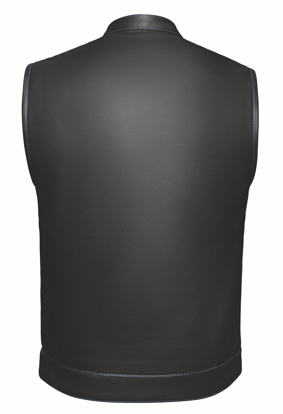 Kickstart - Men's Club Style Leather Motorcycle Vest